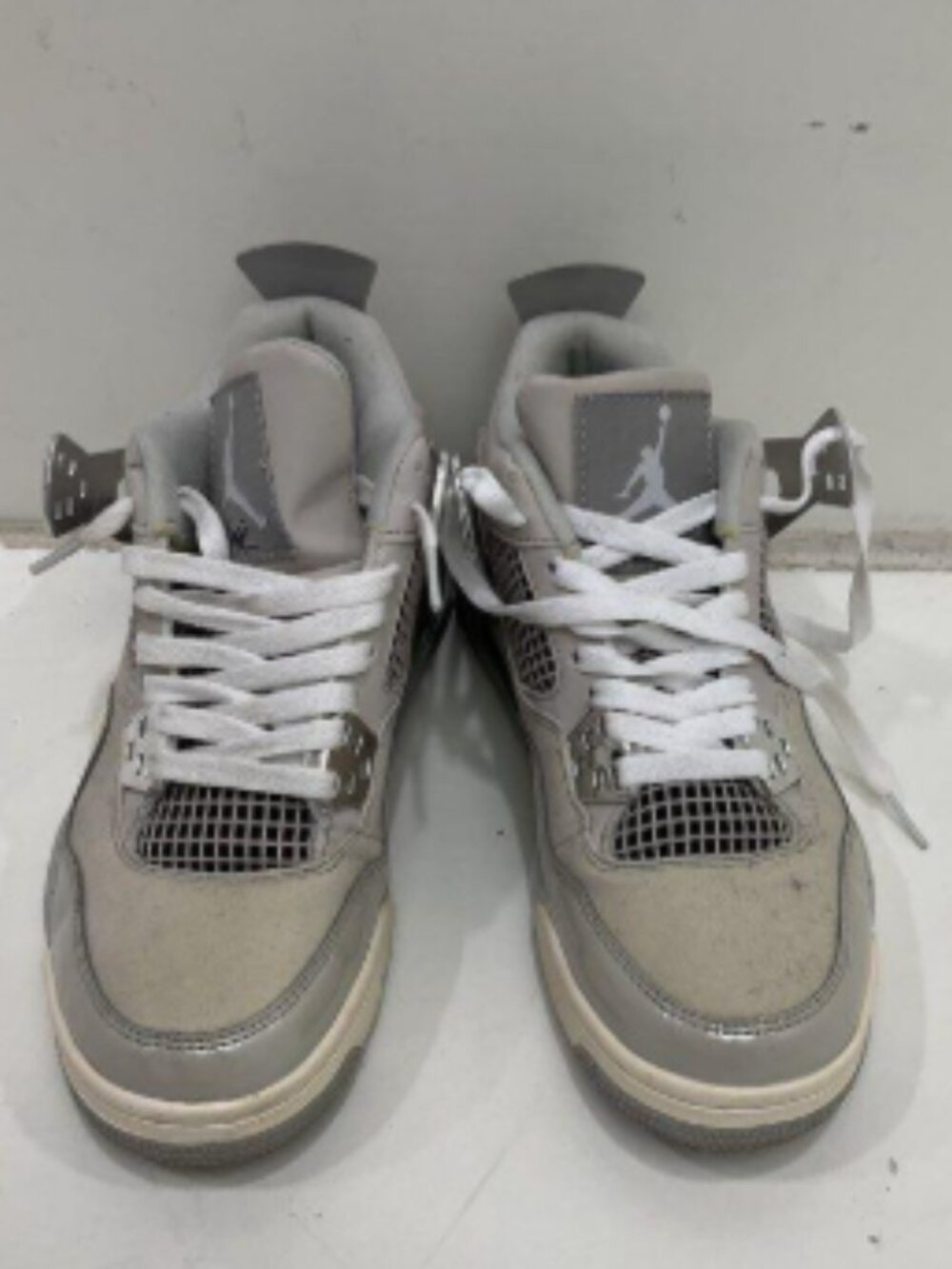 Air Jordan Women's "Frozen Moments" sneakers in a light iron ore colorway Size 8